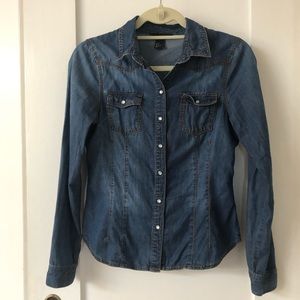 H&M Women's denim shirt